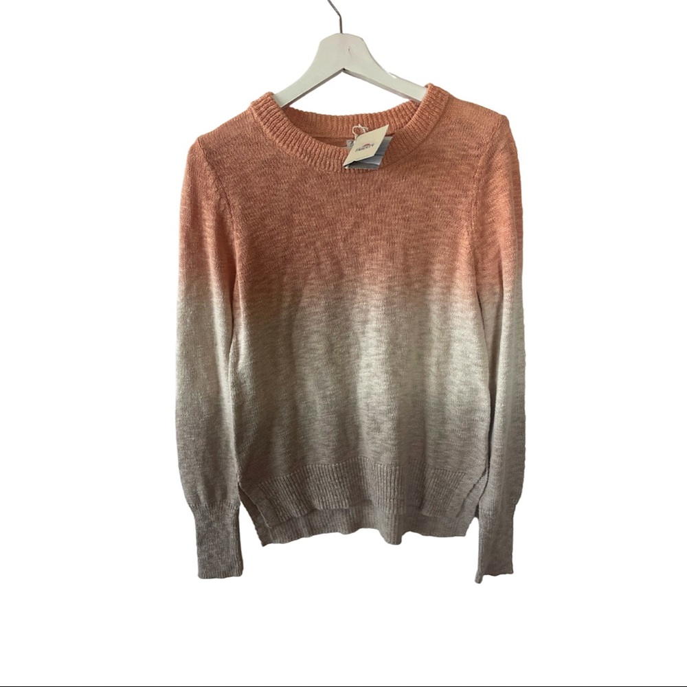 NWT Faherty Sunset Dip Dye Sweater